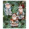 G.DeBrekht 8100009S3 Wild Adventure Santa Wooden Ornaments - Set of 3